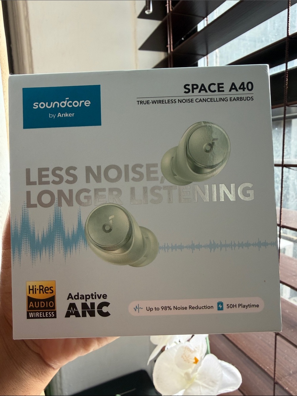 Soundcore by Anker Space A40 True-Wireless Noise Cancelling Earbuds - NWT